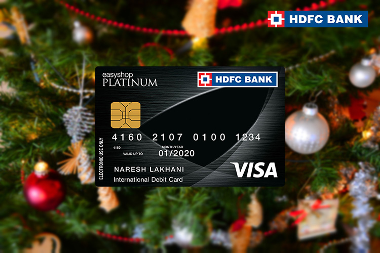 HDFC Bank Debit Card Christmas Offer