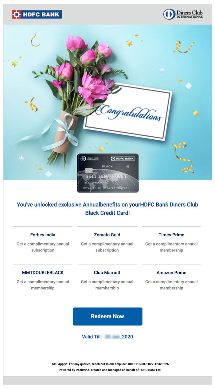 Old HDFC Diners Club Black to new Diners Club Black upgrade experience ...