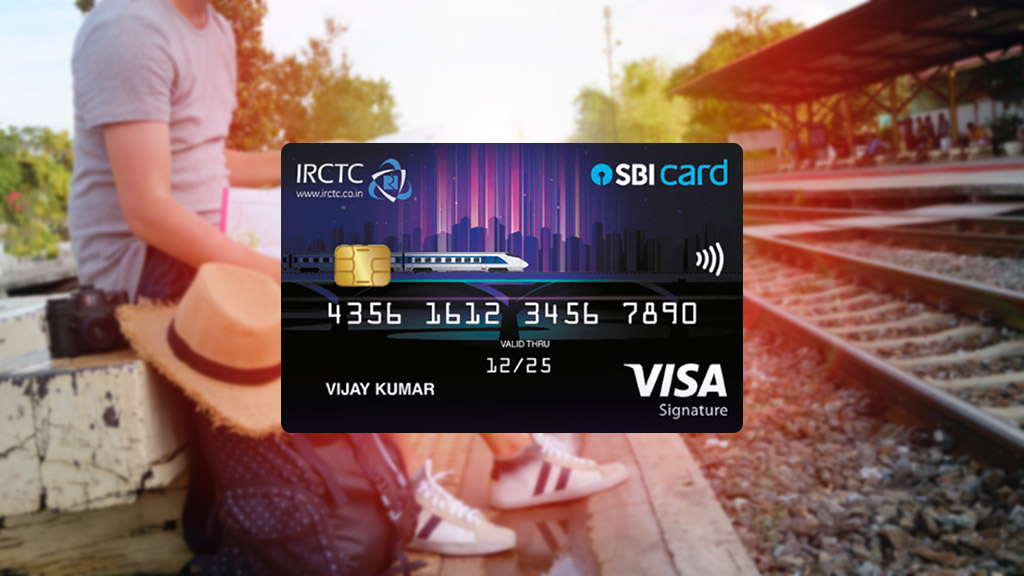 IRCTC SBI Card Premier Credit Card Design